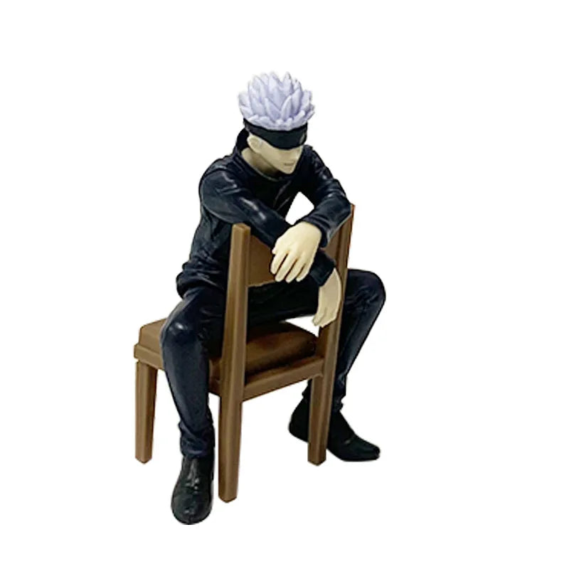 Gojo Satoru Rest Time Figure – Jujutsu Kaisen | 11cm Sitting with Stool