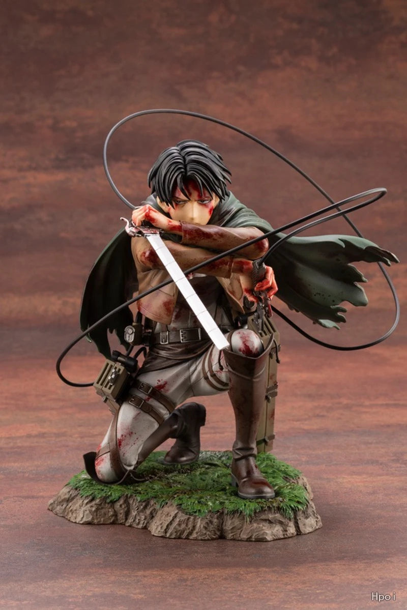 Levi Ackerman Bloody Battle Figure – Attack on Titan | 18cm Special Edition PVC