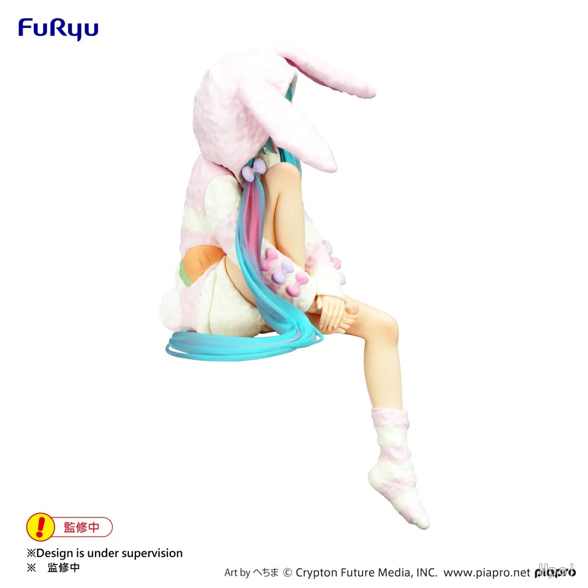 Hatsune Miku Rabbit Ear Pajamas Figure – Noodle Stopper | 15cm PVC