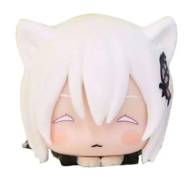 Re:Zero Rem, Emilia & Ram Cat Ears Lying Figure | 4CM Kawaii Mini Collectible Set