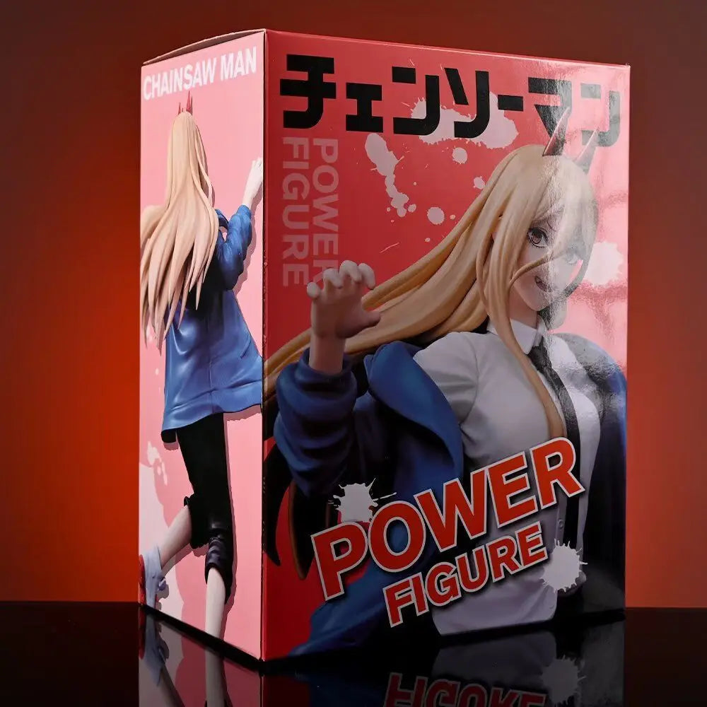 Chainsaw Man Denji, Power & Pochita Scene Figure | 21CM Anime Collectible Set