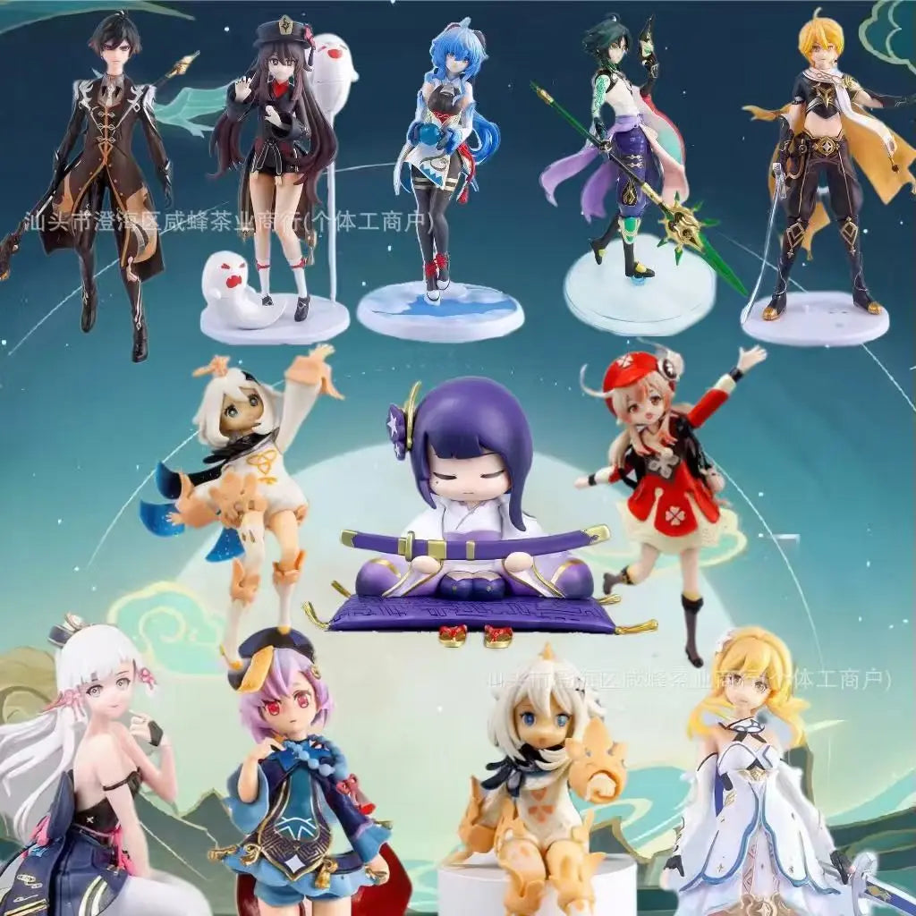 Genshin Impact Mystery Blind Box Figure – Klee, Zhongli, Raiden & More | Random PVC Surprise