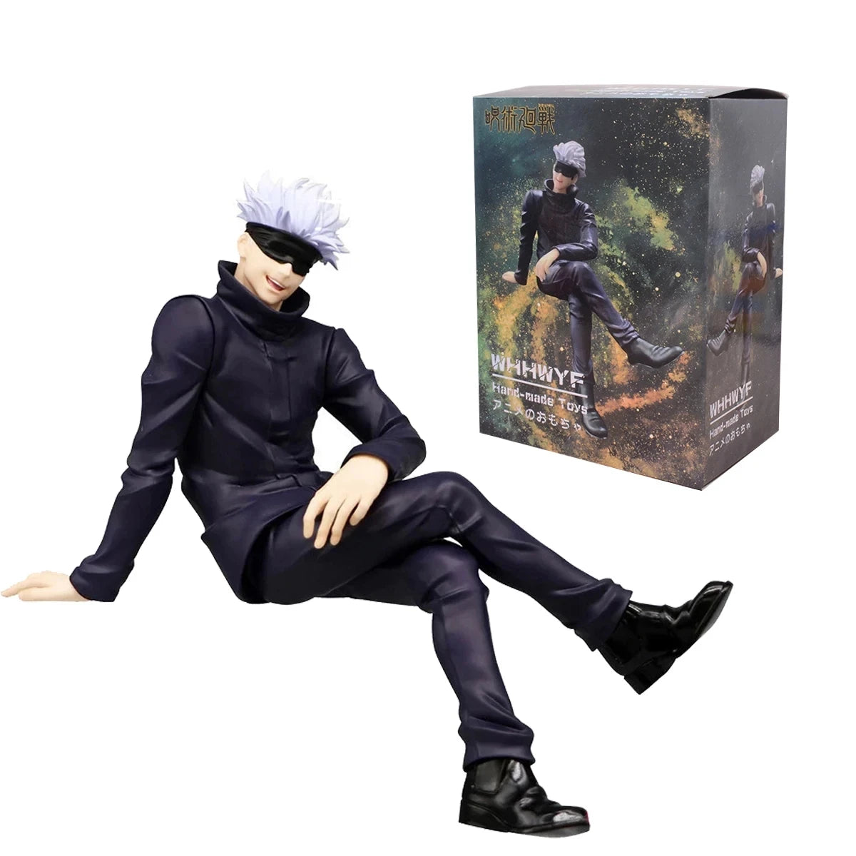 Gojo Satoru Noodle Stopper Seated Figure – Jujutsu Kaisen | 10cm PVC