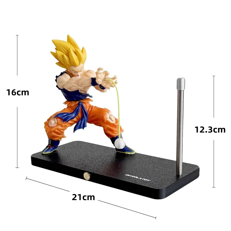 Son Goku Anime Night Lamp Figure – Dragon Ball | 15cm Glowing PVC Desk Light
