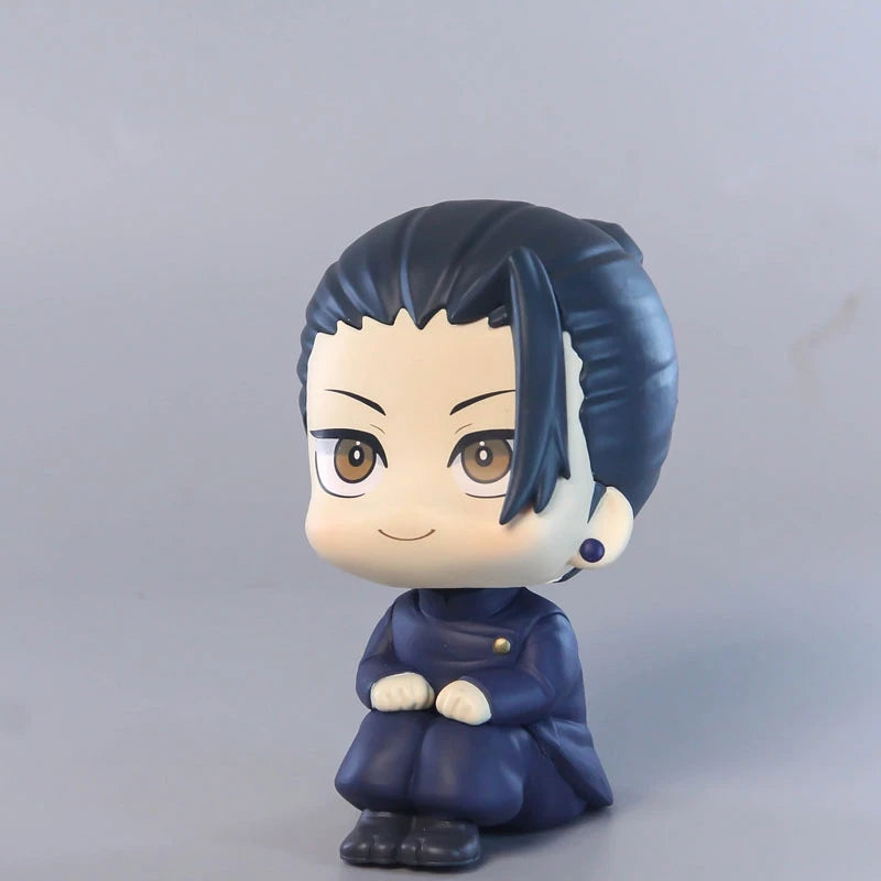 Satoru Gojo & Geto Suguru Look Up Figure | 10CM Jujutsu Kaisen High School Q Version