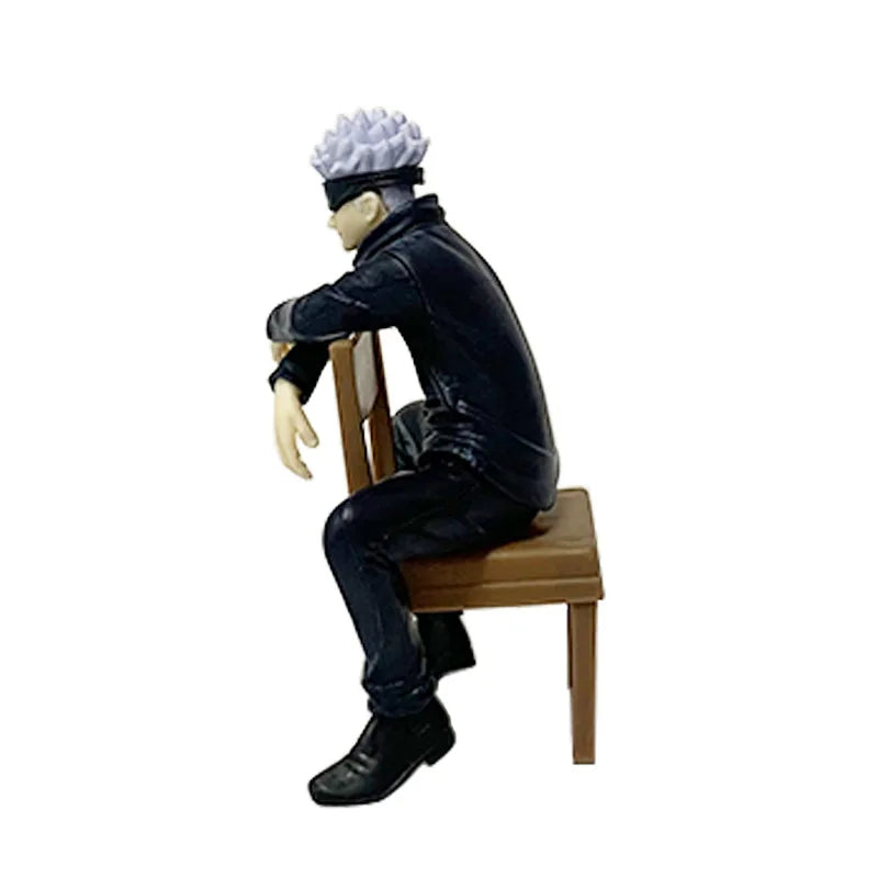 Gojo Satoru Rest Time Figure – Jujutsu Kaisen | 11cm Sitting with Stool