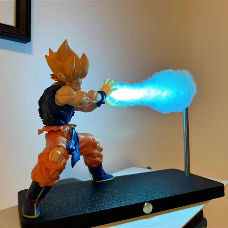 Son Goku Anime Night Lamp Figure – Dragon Ball | 15cm Glowing PVC Desk Light