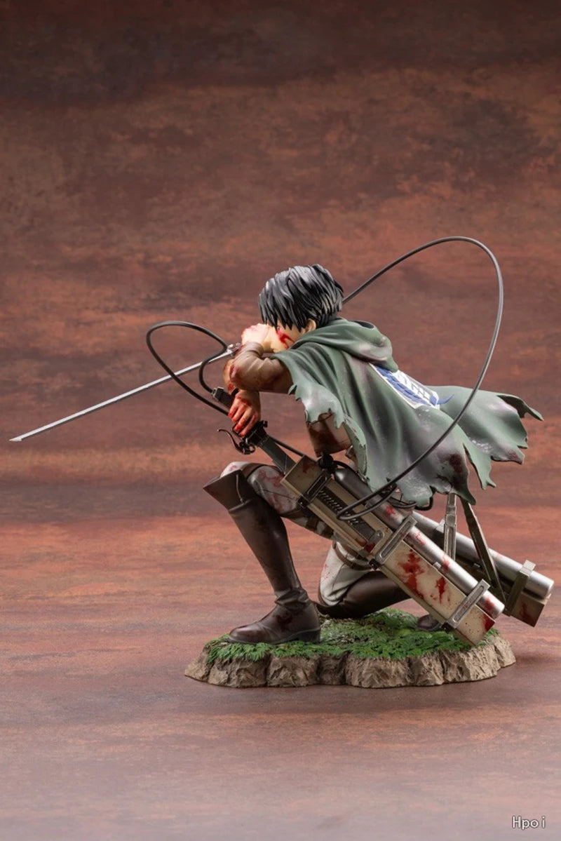 Levi Ackerman Bloody Battle Figure – Attack on Titan | 18cm Special Edition PVC