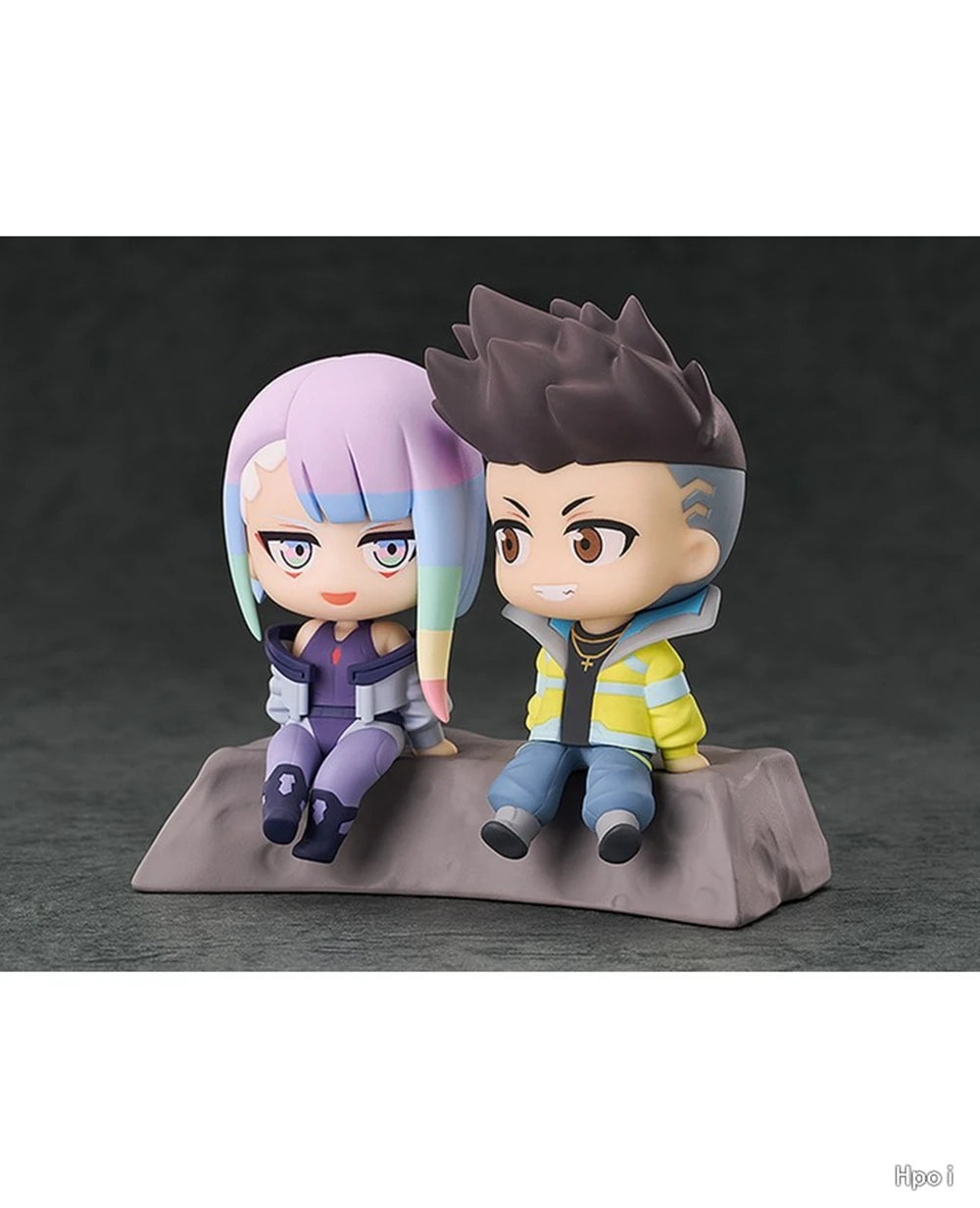 David & Lucy 'To The Moon' Figure Set – Cyberpunk: Edgerunners | 8cm Sitting Duo