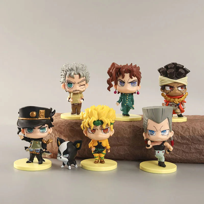 JoJo's Bizarre Adventure 5-Figure Set | Jotaro, Star Platinum, Iggy, Polnareff & Kakyoin