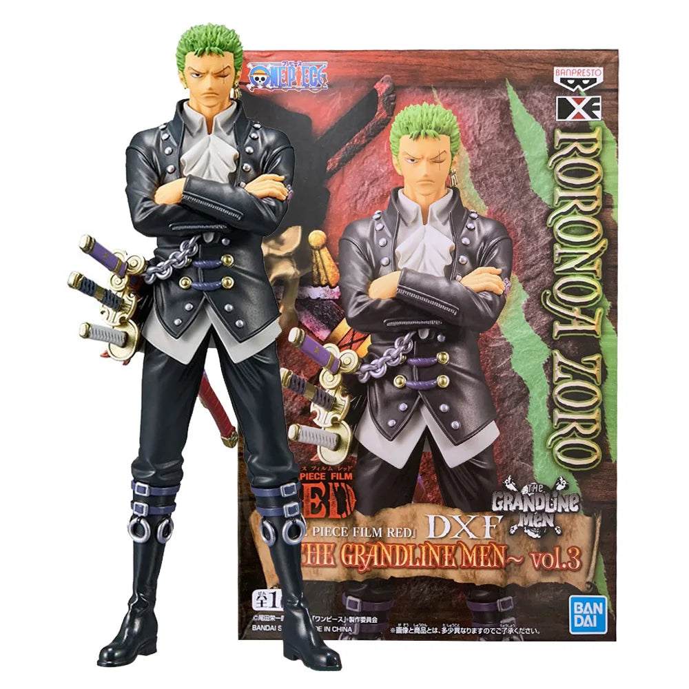 Roronoa Zoro FILM RED Black Suit Figure | 17CM One Piece Men of the Grand Line