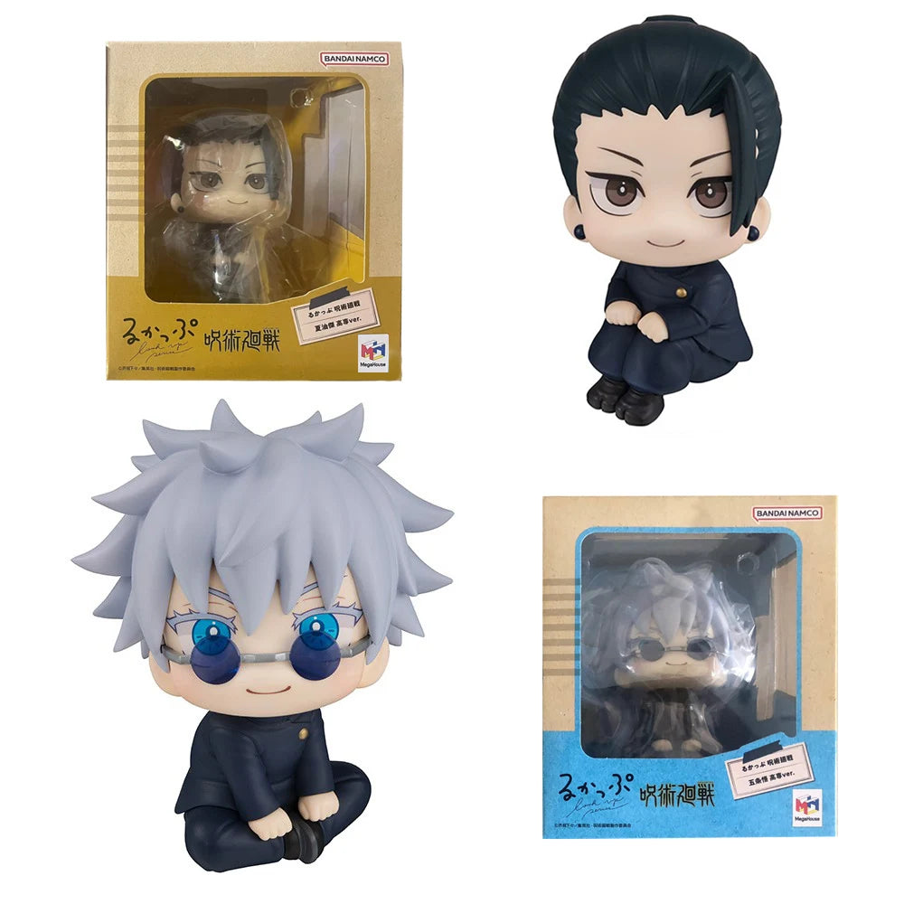 Satoru Gojo & Geto Suguru Look Up Figure | 10CM Jujutsu Kaisen High School Q Version