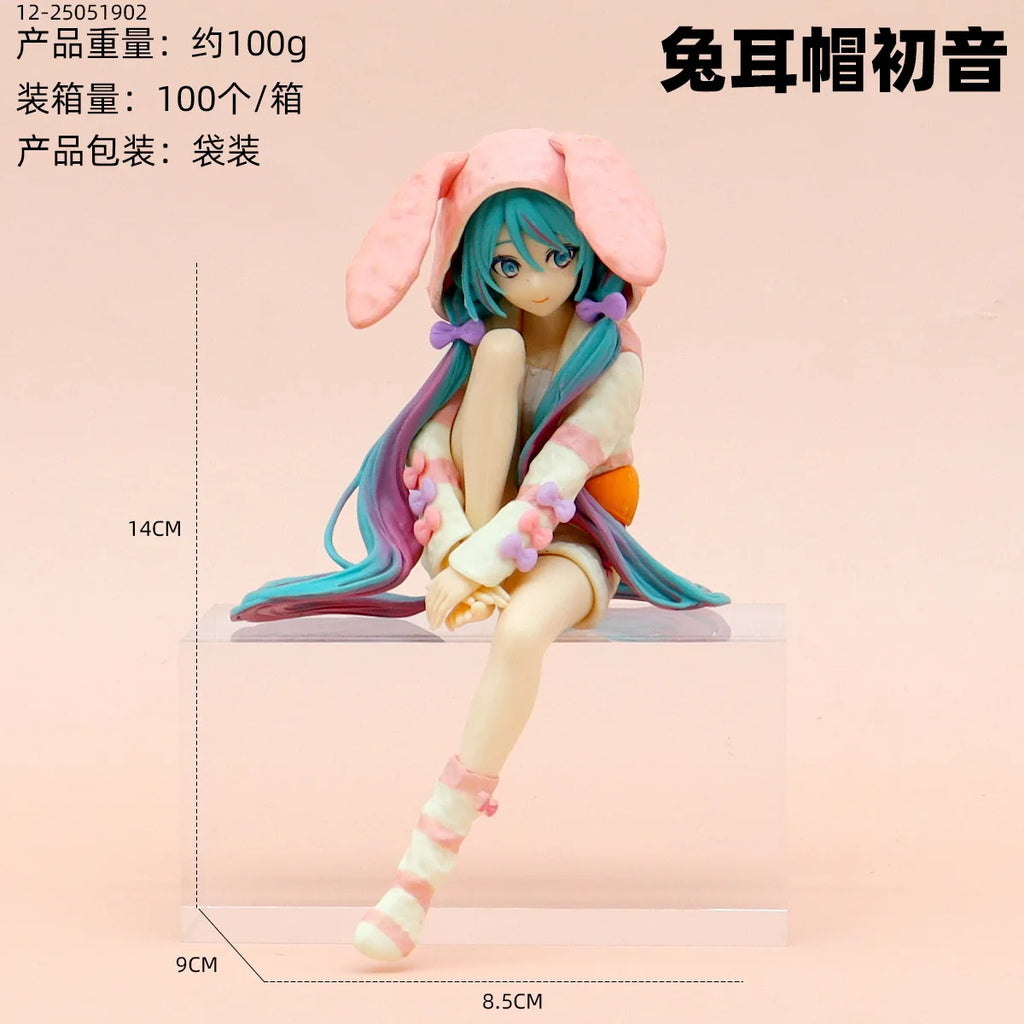 Hatsune Miku Rabbit Ear Pajamas Figure – Noodle Stopper | 15cm PVC