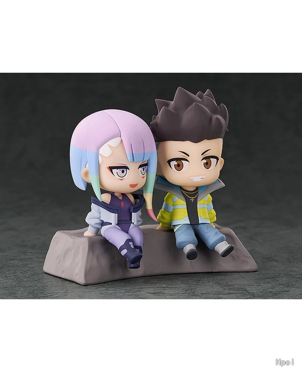 David & Lucy 'To The Moon' Figure Set – Cyberpunk: Edgerunners | 8cm Sitting Duo