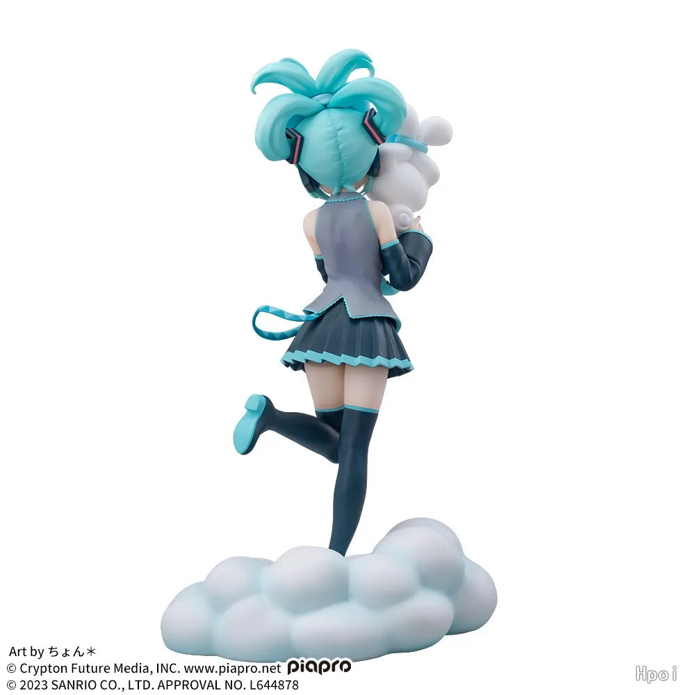 Hatsune Miku x Cinnamoroll Collab Figure | 17CM Kawaii Anime Collectible