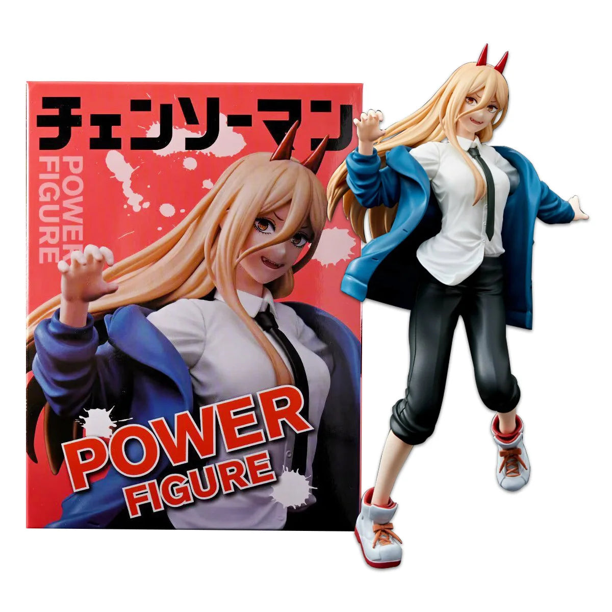 Chainsaw Man Denji, Power & Pochita Scene Figure | 21CM Anime Collectible Set