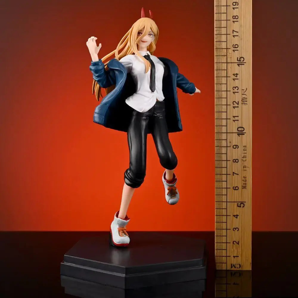 Chainsaw Man Denji, Power & Pochita Scene Figure | 21CM Anime Collectible Set
