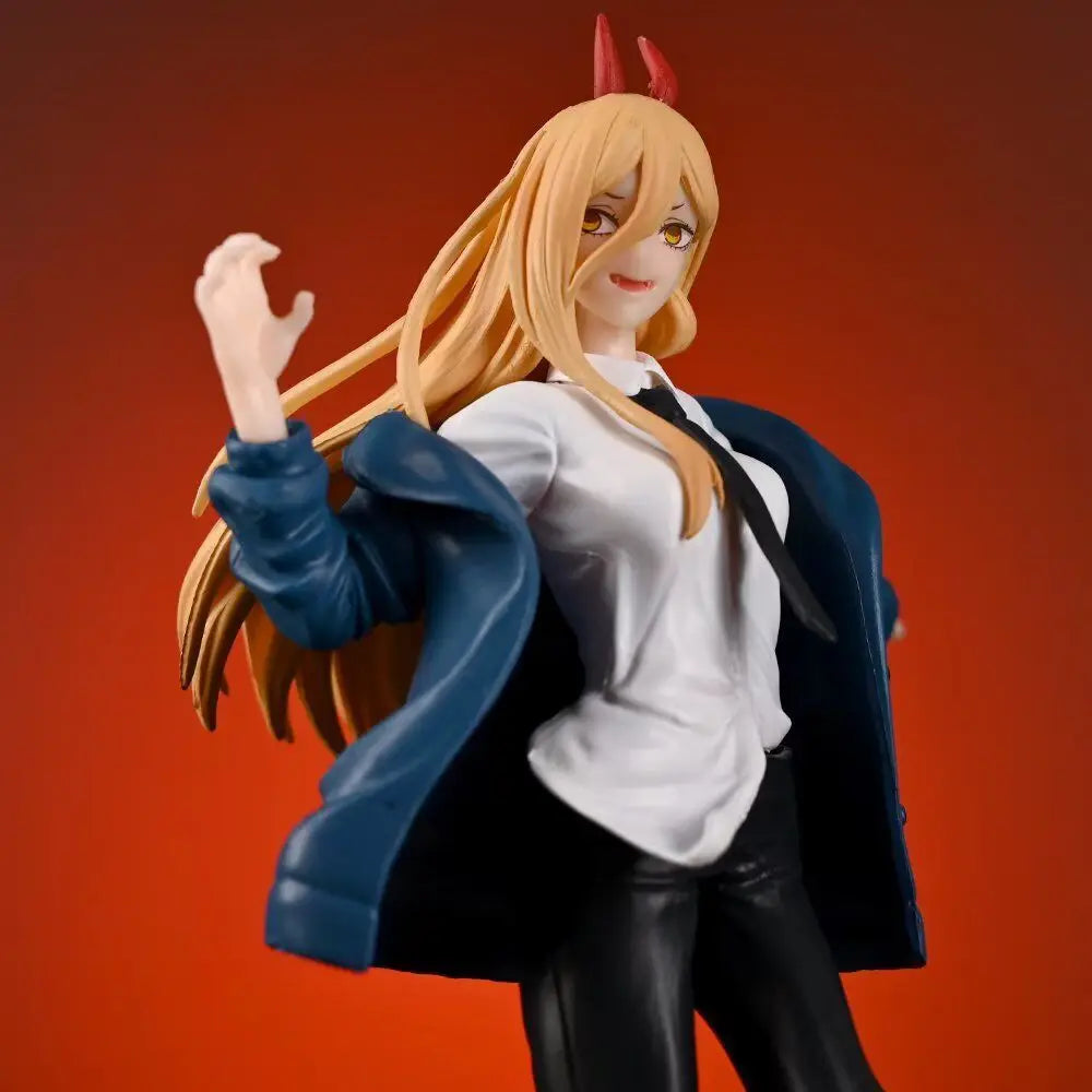 Chainsaw Man Denji, Power & Pochita Scene Figure | 21CM Anime Collectible Set