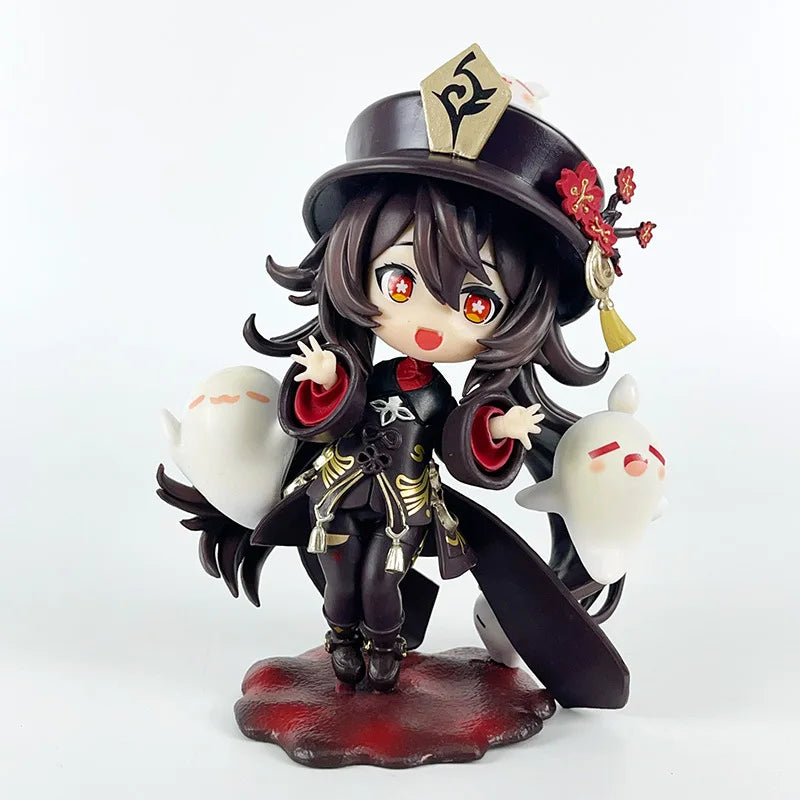 Hu Tao Q Version Figure | 16CM Genshin Impact Cute Chibi Collectible