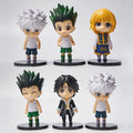 Hunter x Hunter 6-Piece Figure Set – Gon, Killua, Kurapika & More | PVC Collectible