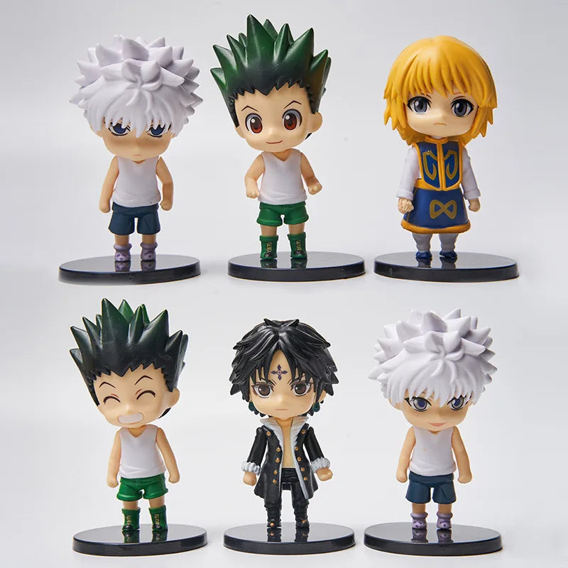Hunter x Hunter 6-Piece Figure Set – Gon, Killua, Kurapika & More | PVC Collectible