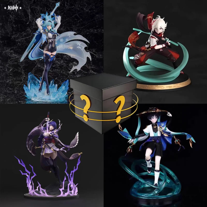 Genshin Impact Mystery Blind Box Figure – Klee, Zhongli, Raiden & More | Random PVC Surprise
