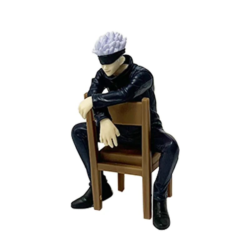 Gojo Satoru Rest Time Figure – Jujutsu Kaisen | 11cm Sitting with Stool