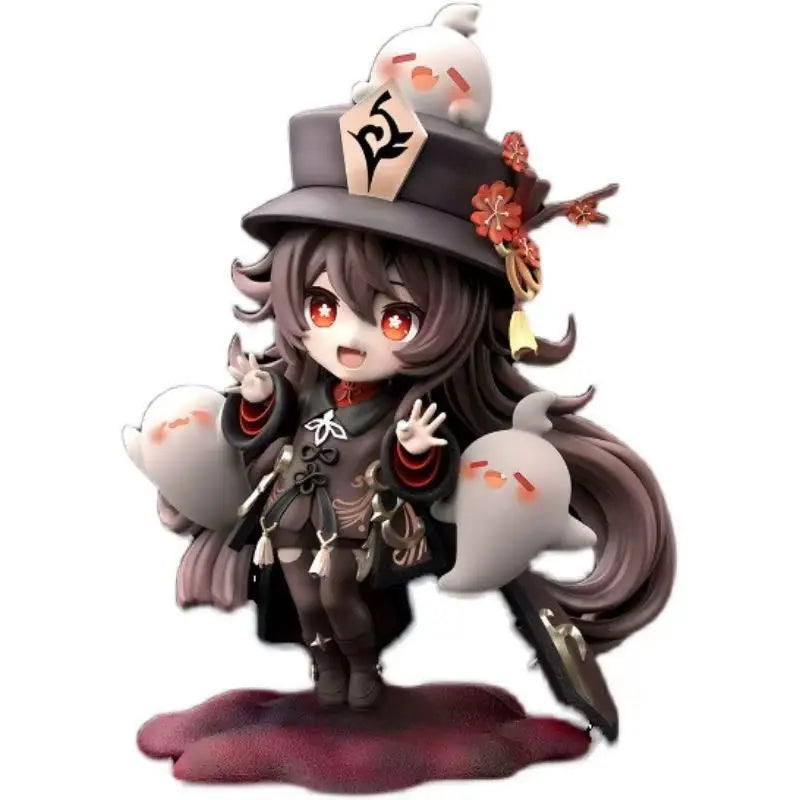 Hu Tao Q Version Figure | 16CM Genshin Impact Cute Chibi Collectible