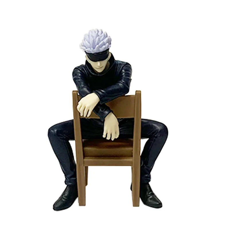 Gojo Satoru Rest Time Figure – Jujutsu Kaisen | 11cm Sitting with Stool