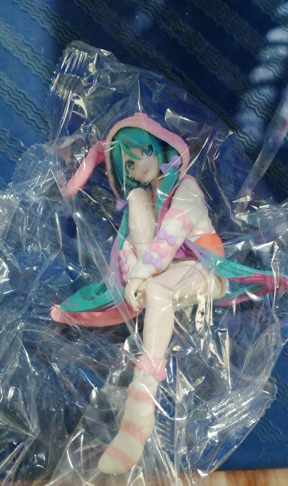 Hatsune Miku Rabbit Ear Pajamas Figure – Noodle Stopper | 15cm PVC