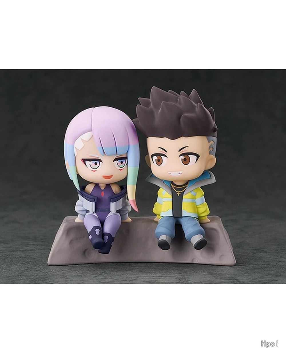 David & Lucy 'To The Moon' Figure Set – Cyberpunk: Edgerunners | 8cm Sitting Duo
