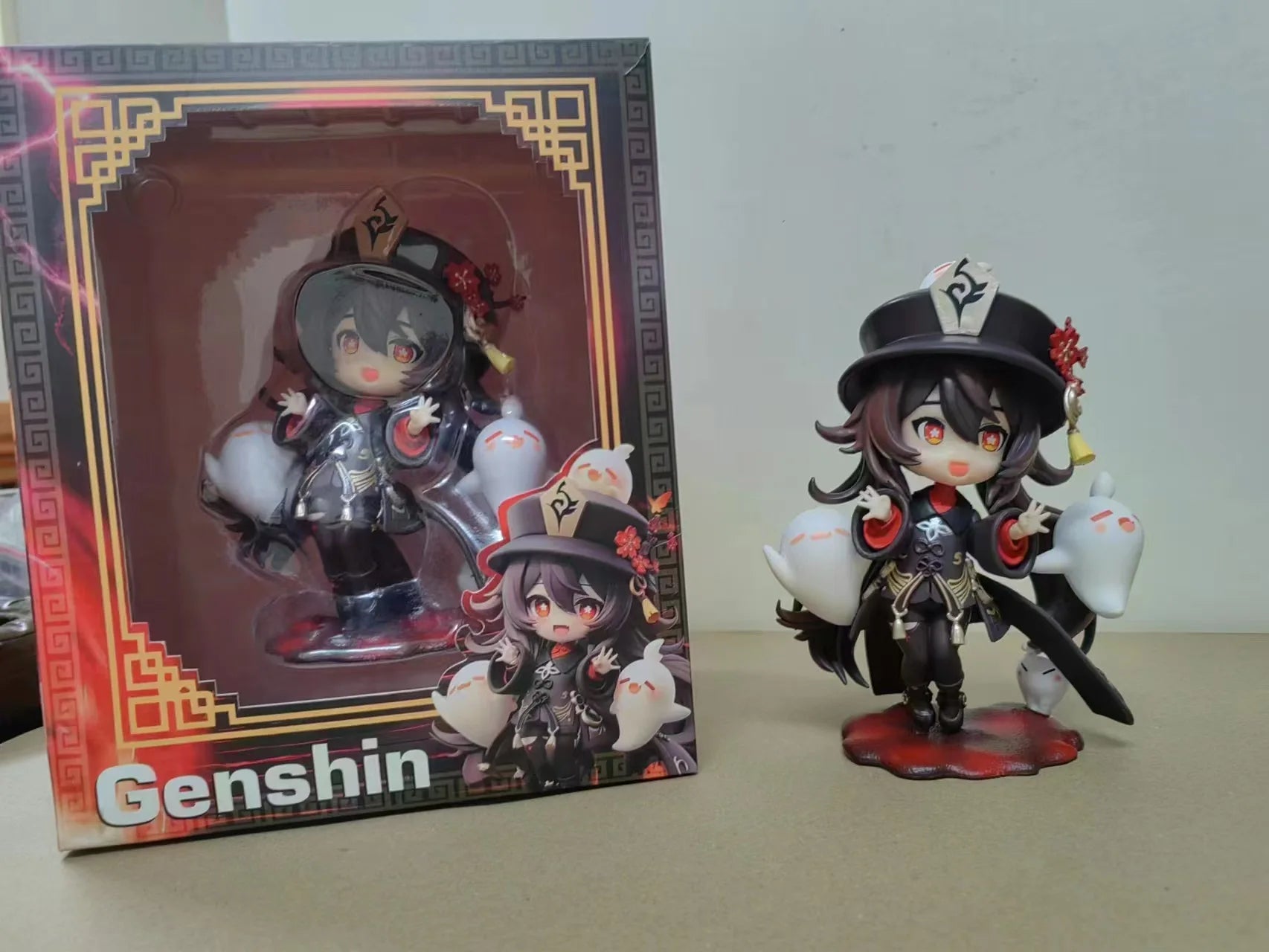 Hu Tao Q Version Figure | 16CM Genshin Impact Cute Chibi Collectible