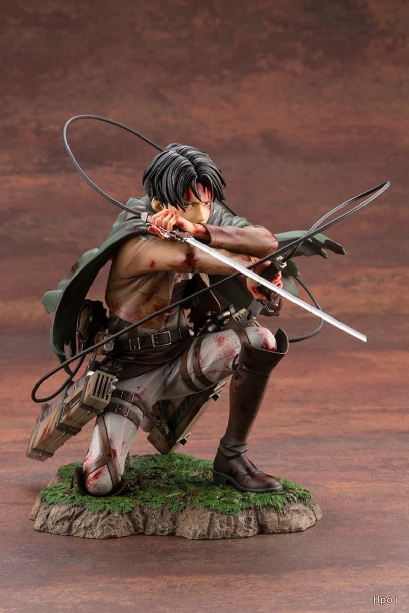 Levi Ackerman Bloody Battle Figure – Attack on Titan | 18cm Special Edition PVC
