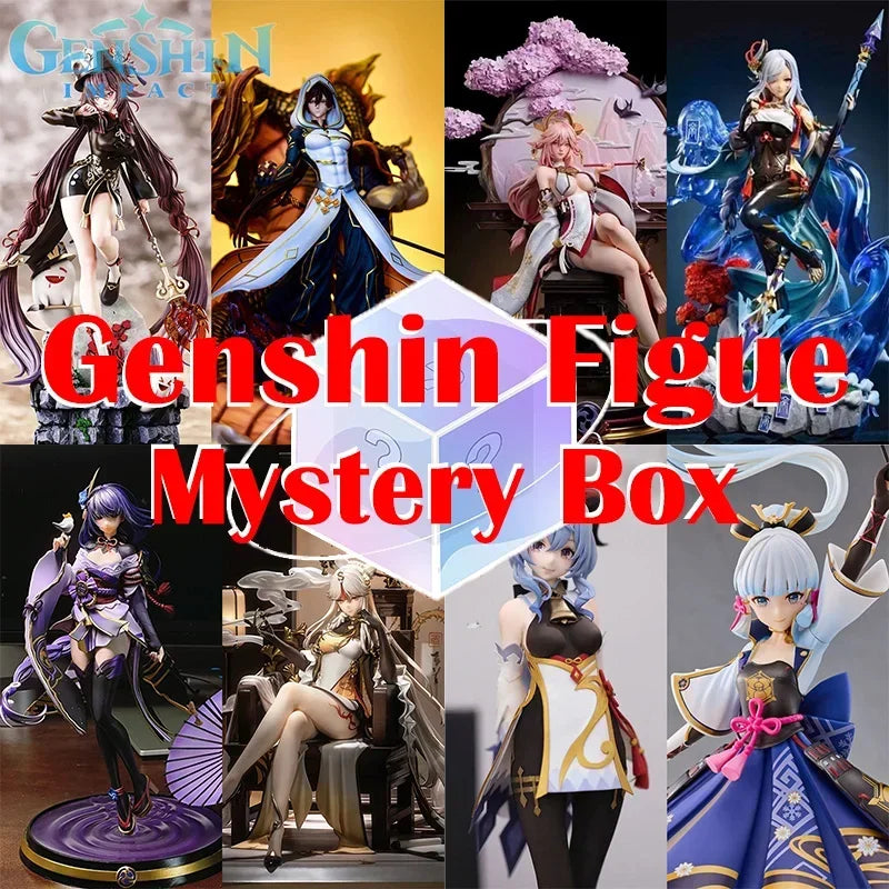 Genshin Impact Mystery Blind Box Figure – Klee, Zhongli, Raiden & More | Random PVC Surprise