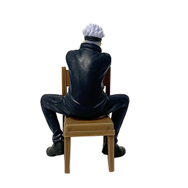 Gojo Satoru Rest Time Figure – Jujutsu Kaisen | 11cm Sitting with Stool
