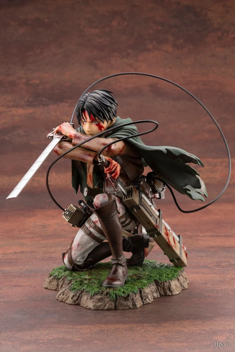 Levi Ackerman Bloody Battle Figure – Attack on Titan | 18cm Special Edition PVC