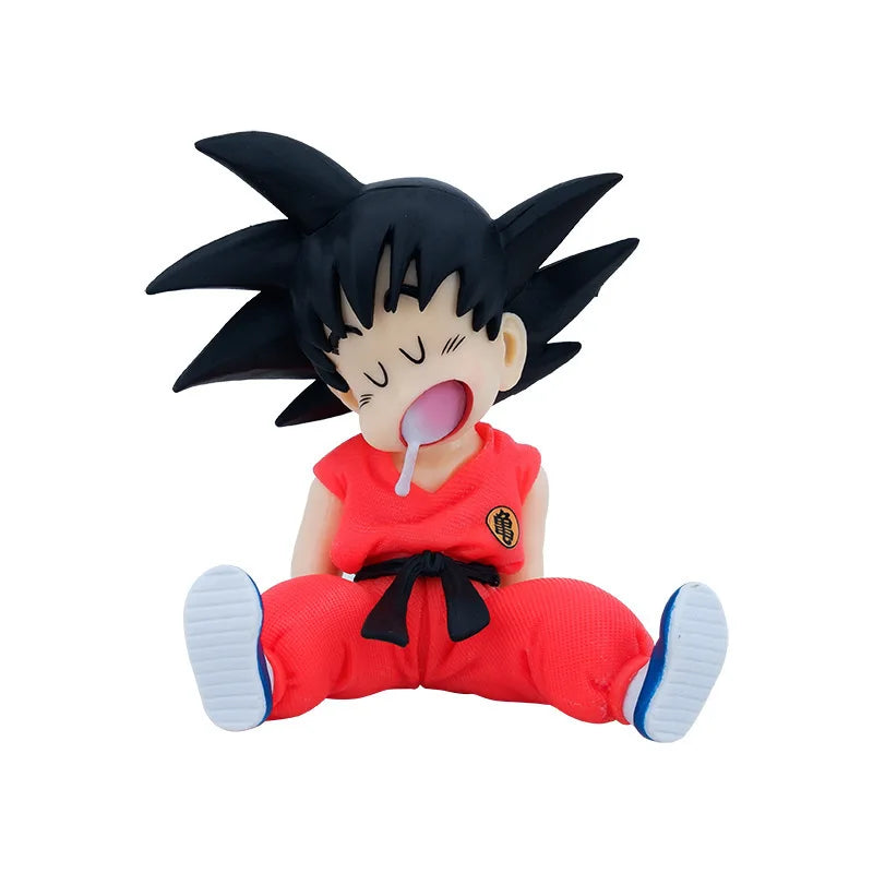 Childhood Goku Sleepy Sitting Figure – Dragon Ball | 10cm Cute PVC
