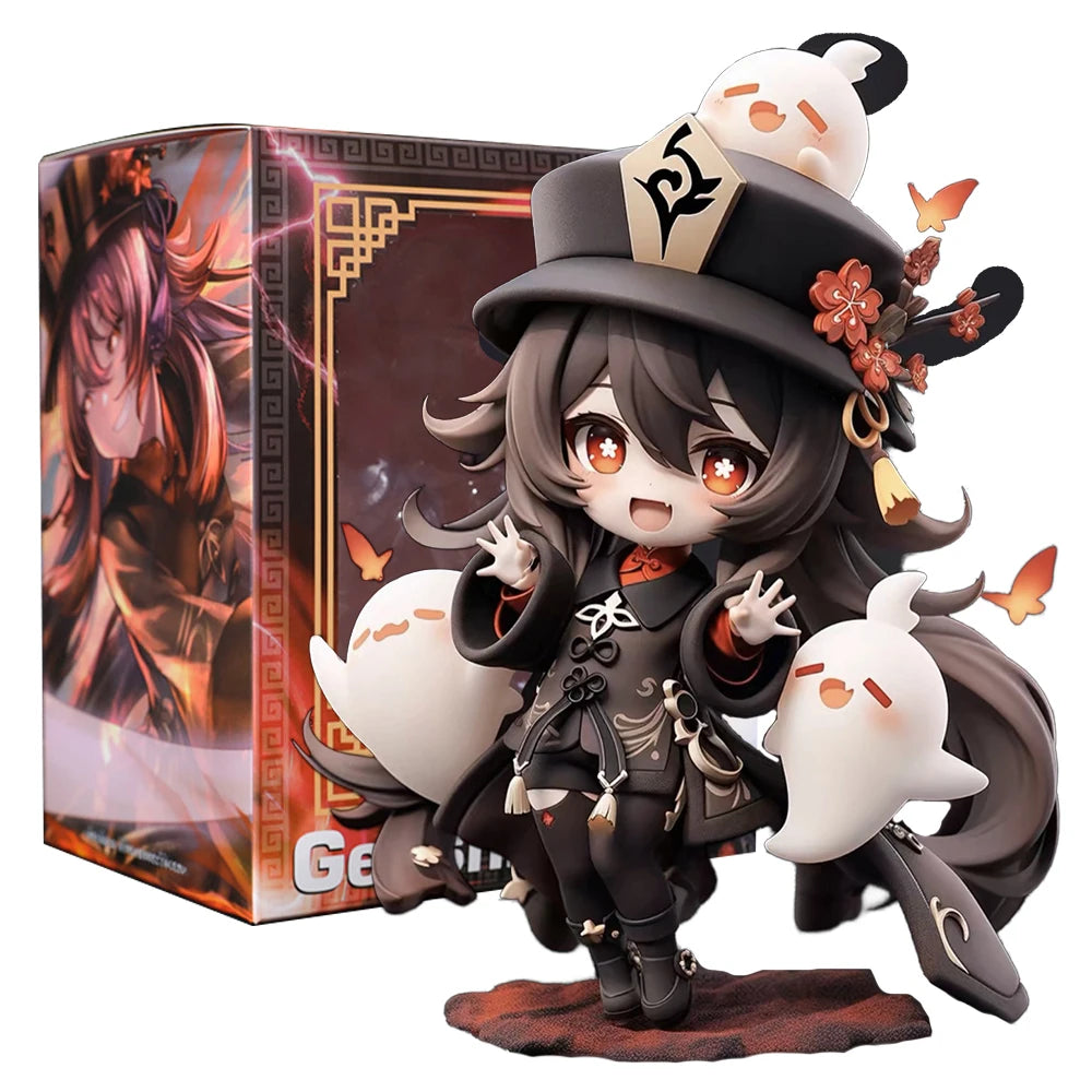 Hu Tao Q Version Figure | 16CM Genshin Impact Cute Chibi Collectible