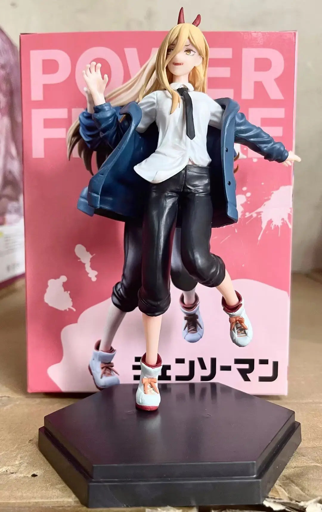 Chainsaw Man Denji, Power & Pochita Scene Figure | 21CM Anime Collectible Set