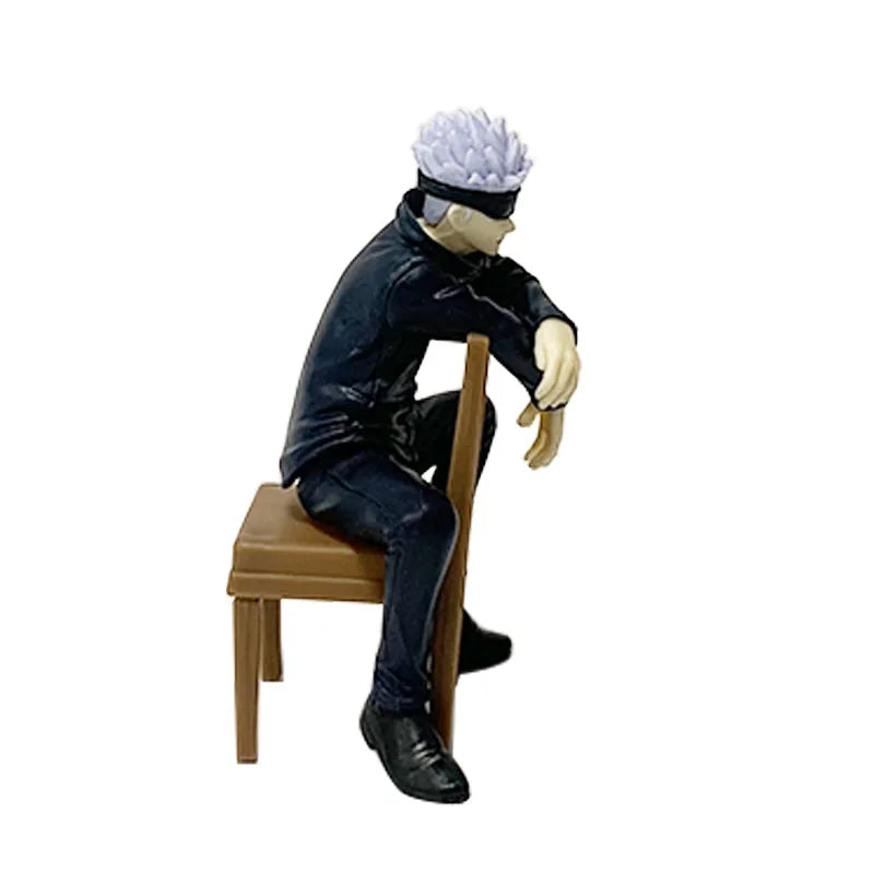 Gojo Satoru Rest Time Figure – Jujutsu Kaisen | 11cm Sitting with Stool