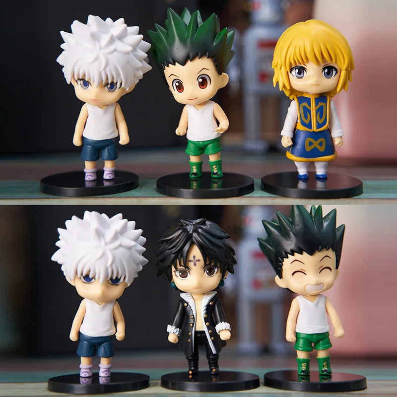 Hunter x Hunter 6-Piece Figure Set – Gon, Killua, Kurapika & More | PVC Collectible