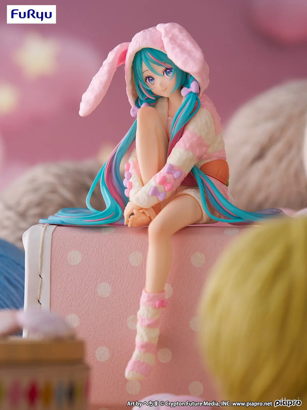 Hatsune Miku Rabbit Ear Pajamas Figure – Noodle Stopper | 15cm PVC